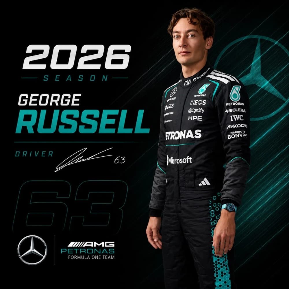 George Russell inspired racewear